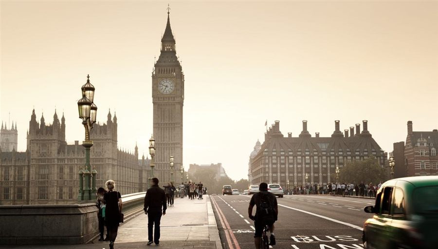 Westminster Bridge and Big Ben, London